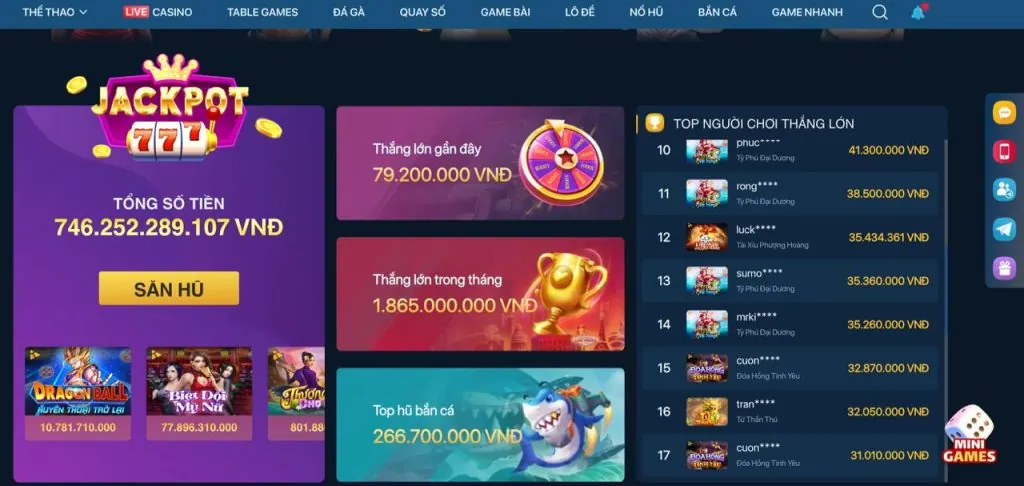 Sự kiện thể thao 58m Game